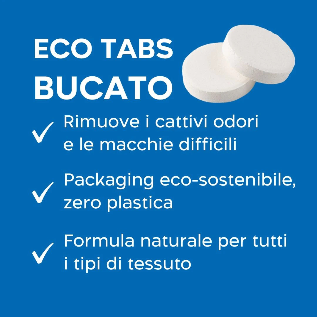Eco Tabs Solubili Bucato eucalipto e lavanda Biolù -32 tabs